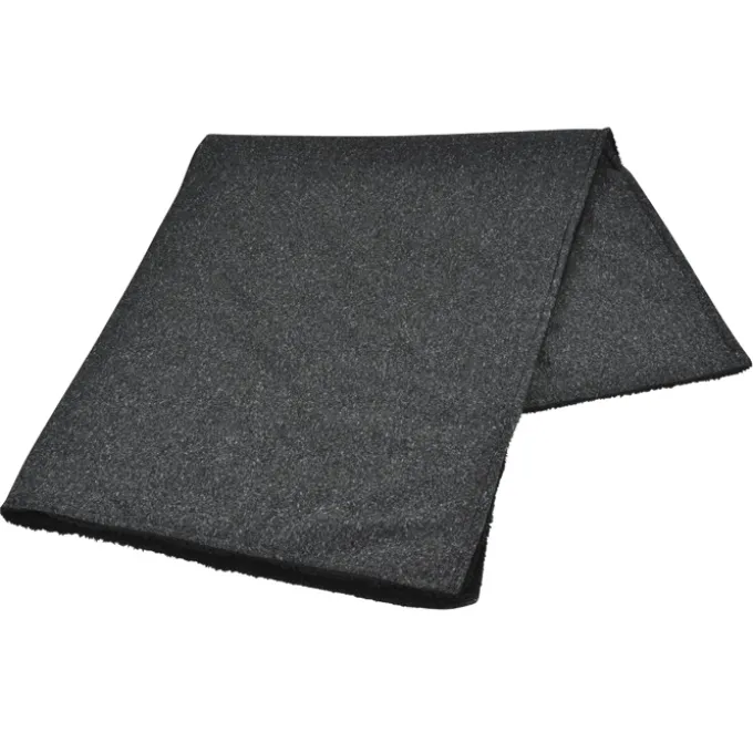 Sherpa Backed Heathered Blanket