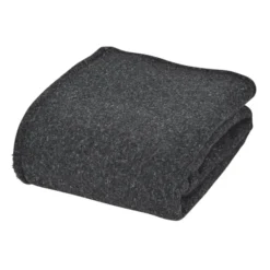 Sherpa Backed Heathered Blanket