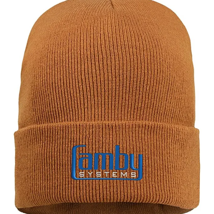 Sherpa Lined Knit Cuff Beanie
