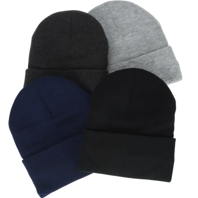 Sherpa Lined Knit Cuff Beanie