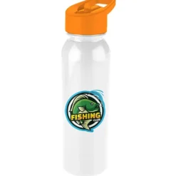 ShimmerZ Outdoor Bottle with Flip Straw Lid - 24 oz - Full Color
