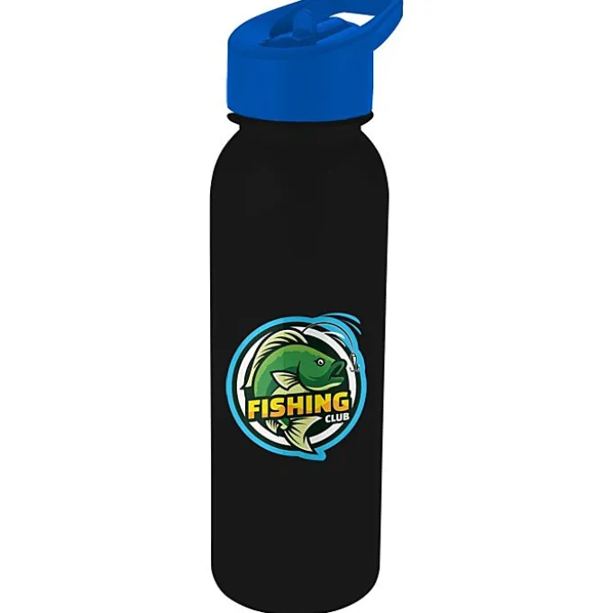 ShimmerZ Outdoor Bottle with Flip Straw Lid - 24 oz - Full Color