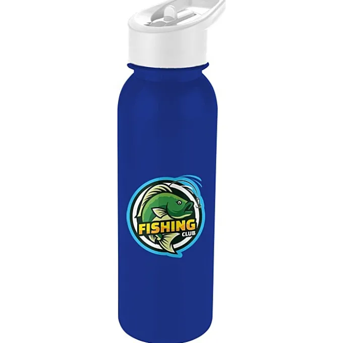 ShimmerZ Outdoor Bottle with Flip Straw Lid - 24 oz - Full Color