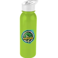 ShimmerZ Outdoor Bottle with Flip Straw Lid - 24 oz - Full Color