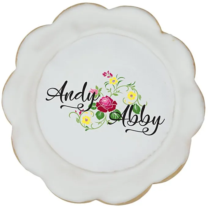 Shortbread Cookie - Full Color - Flower