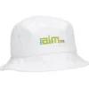 Short Brimmed Bucket Hat - Embroidered