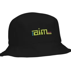Short Brimmed Bucket Hat - Embroidered