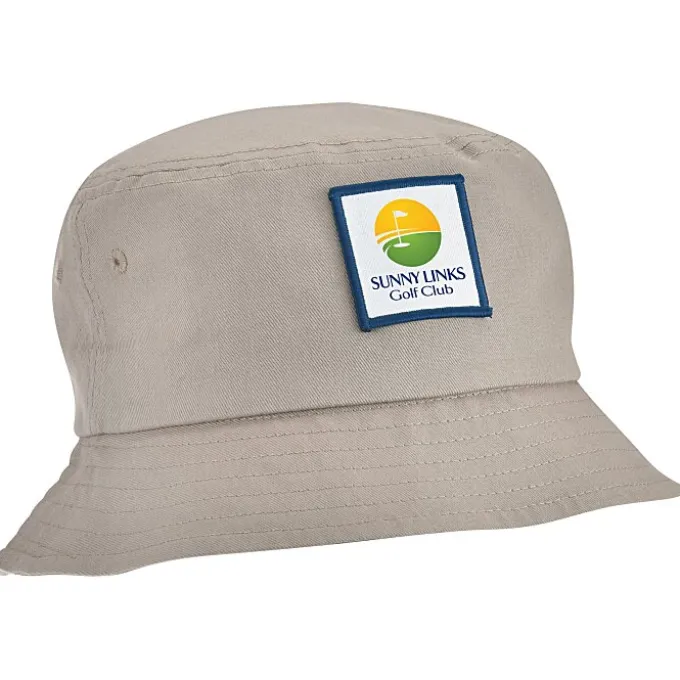 Short Brimmed Bucket Hat - Full Color Patch