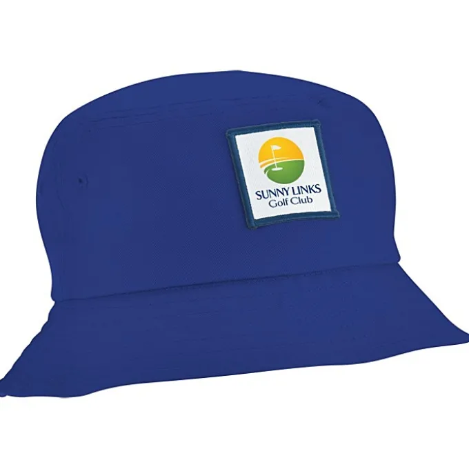 Short Brimmed Bucket Hat - Full Color Patch