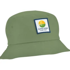 Short Brimmed Bucket Hat - Full Color Patch