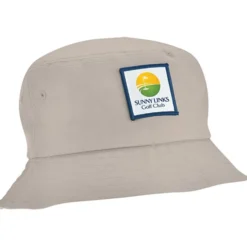 Short Brimmed Bucket Hat - Full Color Patch