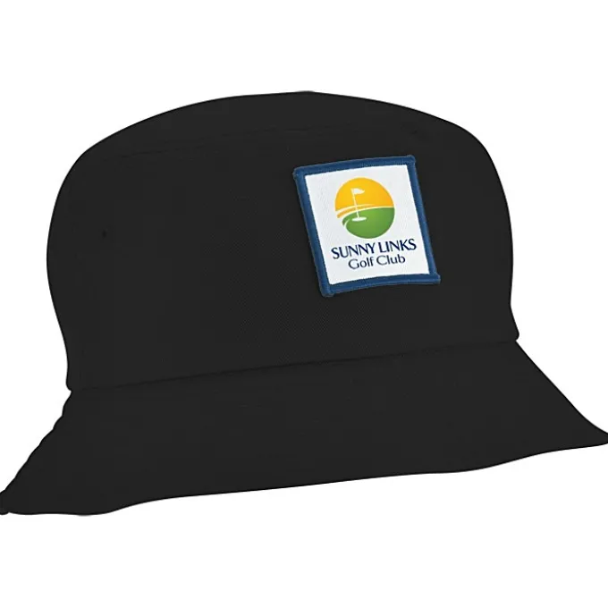 Short Brimmed Bucket Hat - Full Color Patch