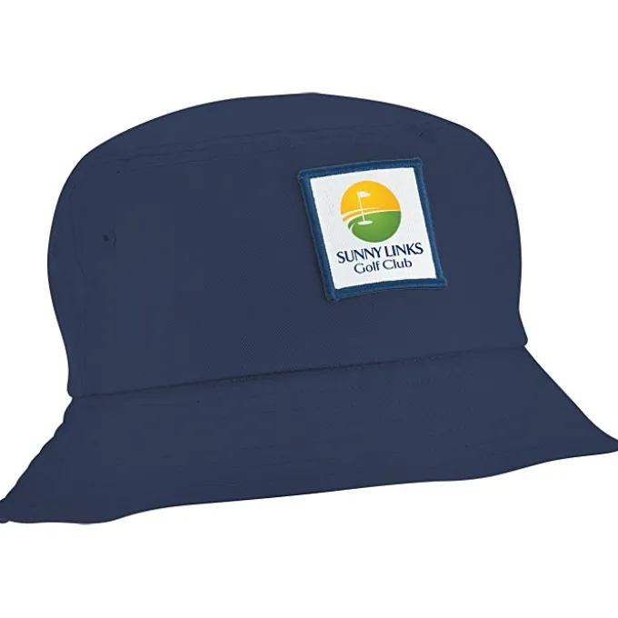 Short Brimmed Bucket Hat - Full Color Patch
