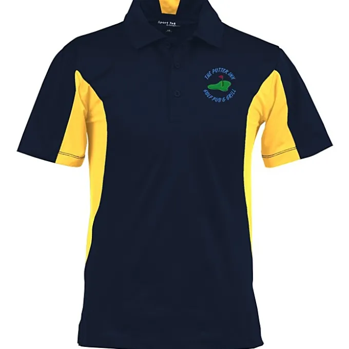 Side Blocked Micropique Sport-Wick Polo - Men's - Embroidered