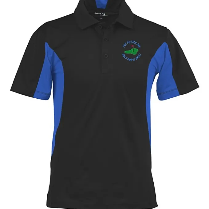 Side Blocked Micropique Sport-Wick Polo - Men's - Embroidered
