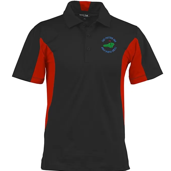 Side Blocked Micropique Sport-Wick Polo - Men's - Embroidered - 24 hr