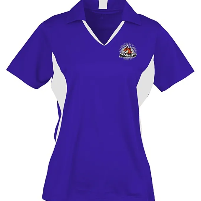 Side Blocked Micropique Sport-Wick Polo - Ladies' - Full Color