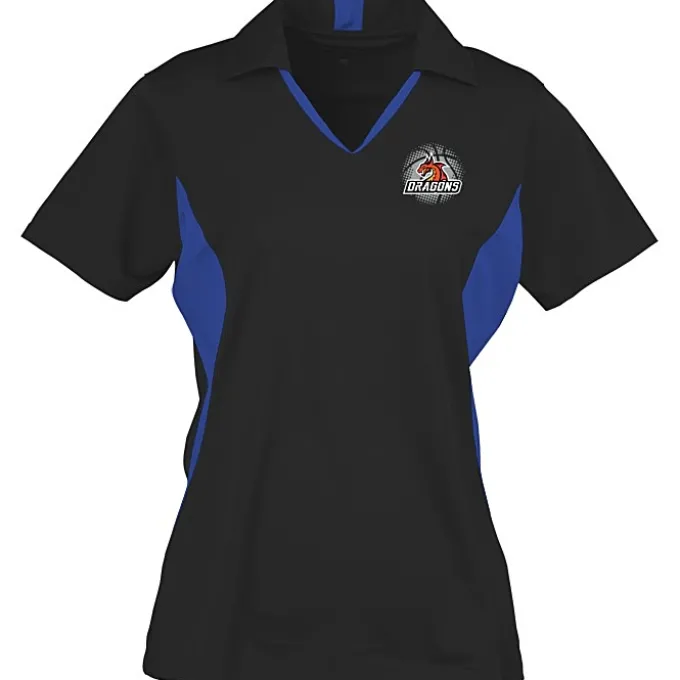 Side Blocked Micropique Sport-Wick Polo - Ladies' - Full Color