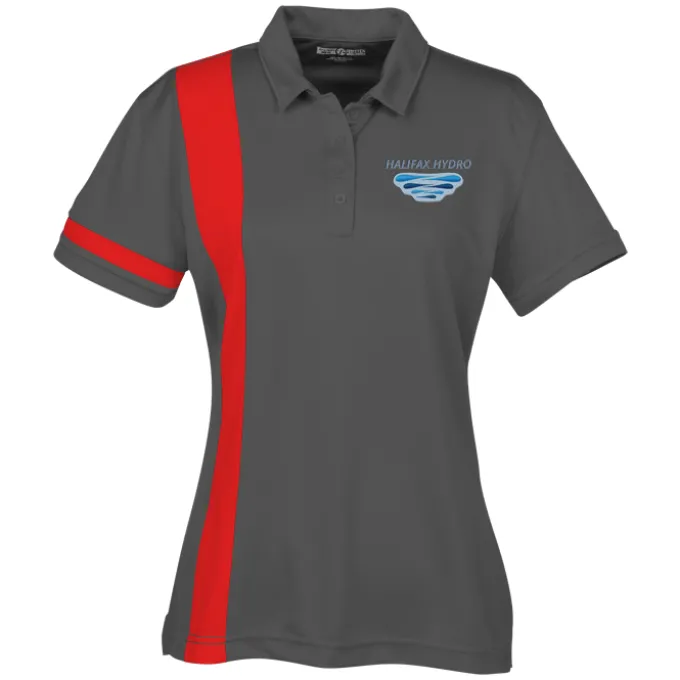 Side Stripe Performance Polo - Ladies'