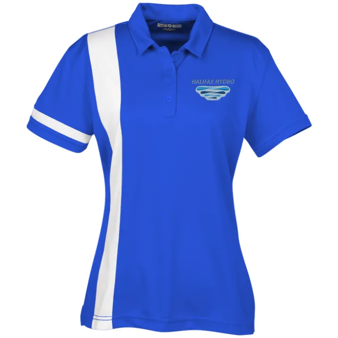 Side Stripe Performance Polo - Ladies'