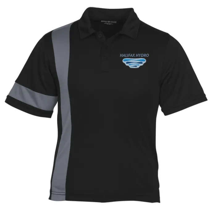 Side Stripe Performance Polo - Men's
