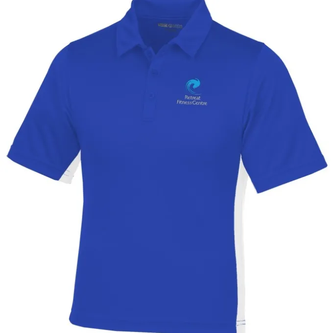 Side Swipe Colorblock Performance Polo - Men's - 24 hr