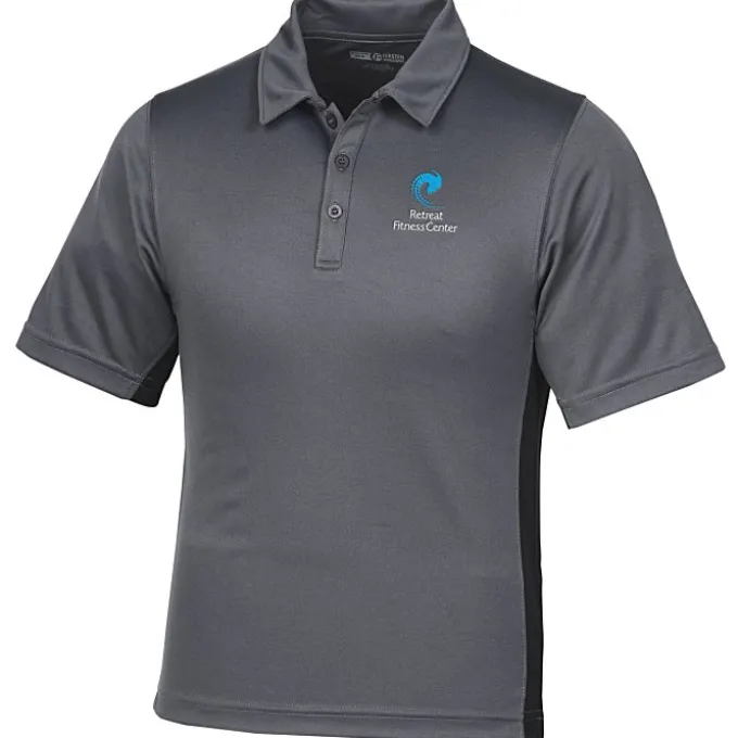 Side Swipe Colorblock Performance Polo - Men's
