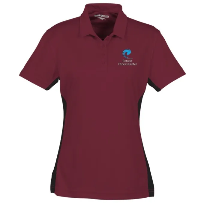 Side Swipe Colorblock Performance Polo - Ladies'