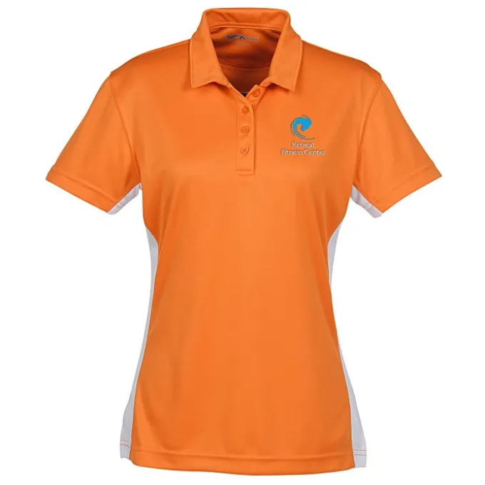 Side Swipe Colorblock Performance Polo - Ladies'