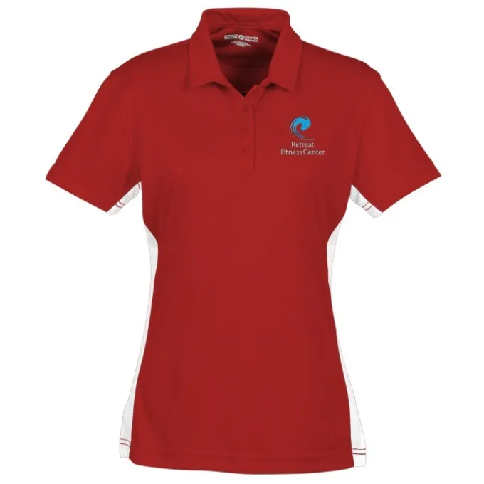Side Swipe Colorblock Performance Polo - Ladies'