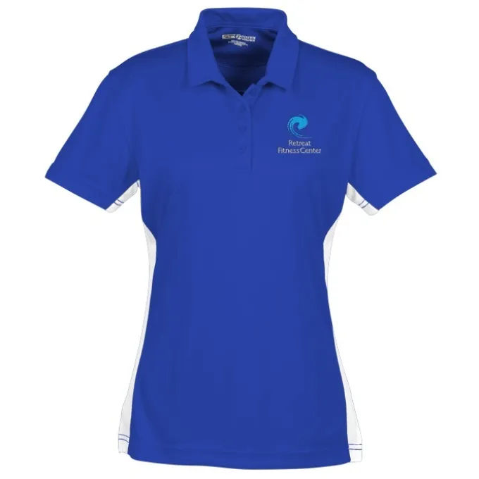 Side Swipe Colorblock Performance Polo - Ladies'