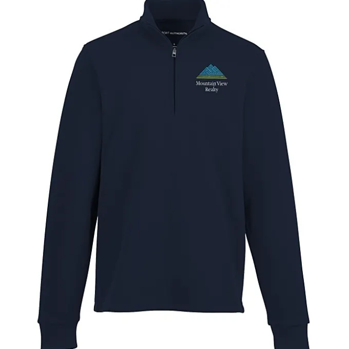 Signature Double Pique 1/4-Zip Pullover - Men's