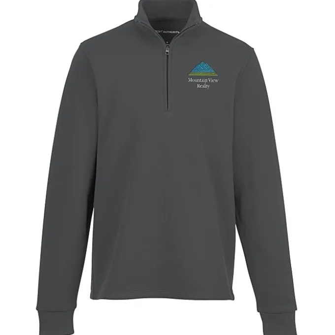 Signature Double Pique 1/4-Zip Pullover - Men's