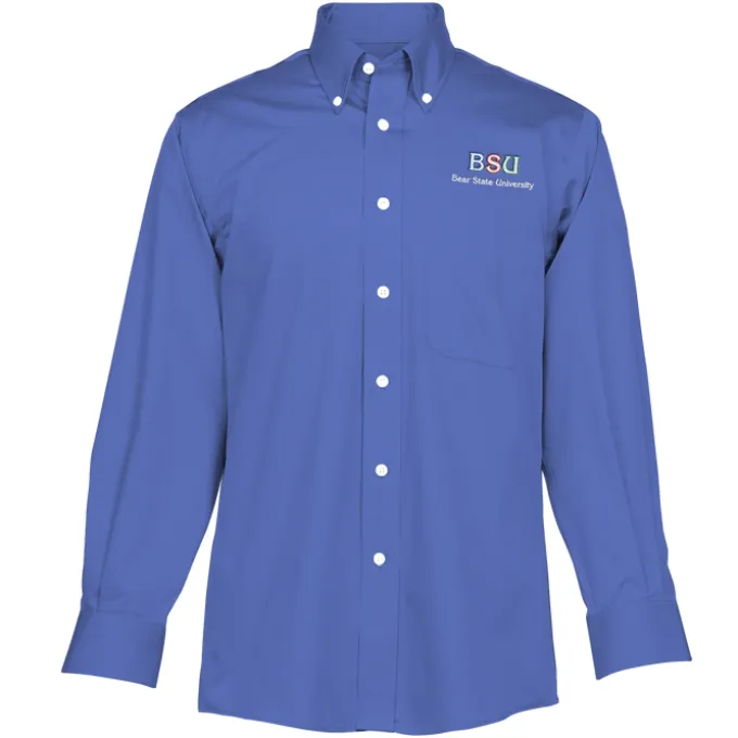 Signature Non-Iron Button Down Dress Shirt - Men's