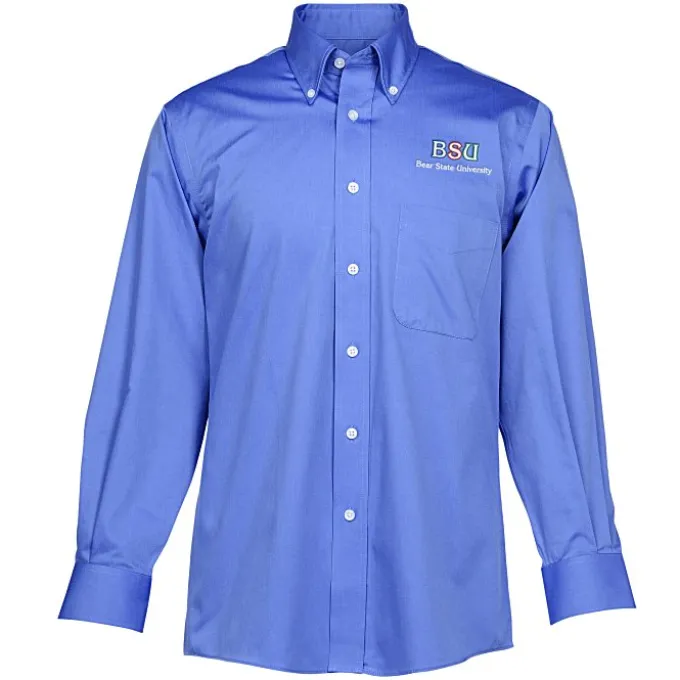 Signature Non-Iron Button Down Dress Shirt - Men's - 24 hr