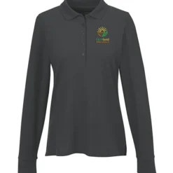 Signature Pique Long Sleeve Polo - Ladies'
