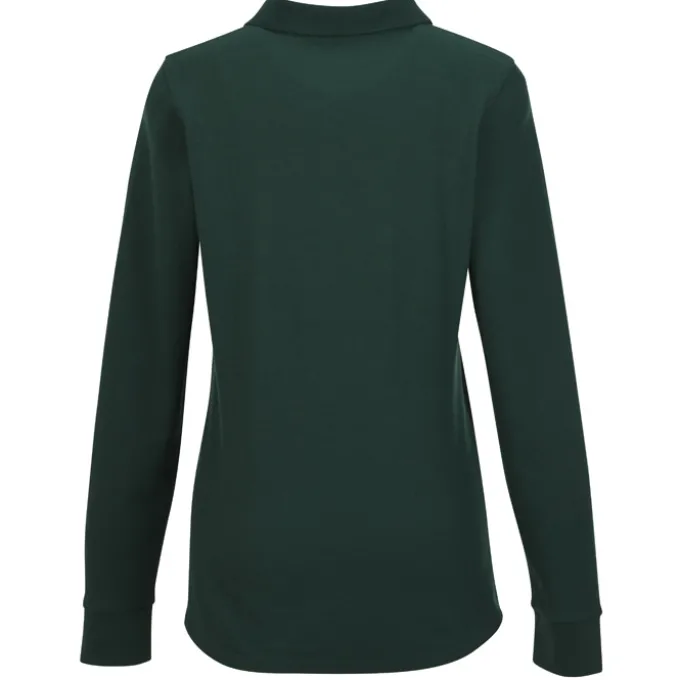 Signature Pique Long Sleeve Polo - Ladies'
