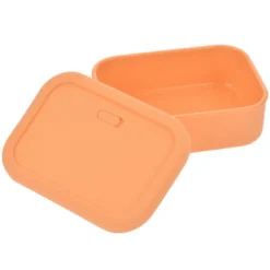 Silicone Rectangle Food Container with Air Valve - 24 oz