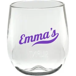 Silipint Clear Stemless Wine Glass - 12 oz