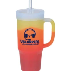 Silipint Tumbler with Straw - 32 oz - Multicolor