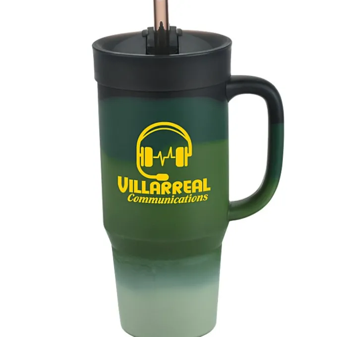 Silipint Tumbler with Straw - 32 oz - Multicolor
