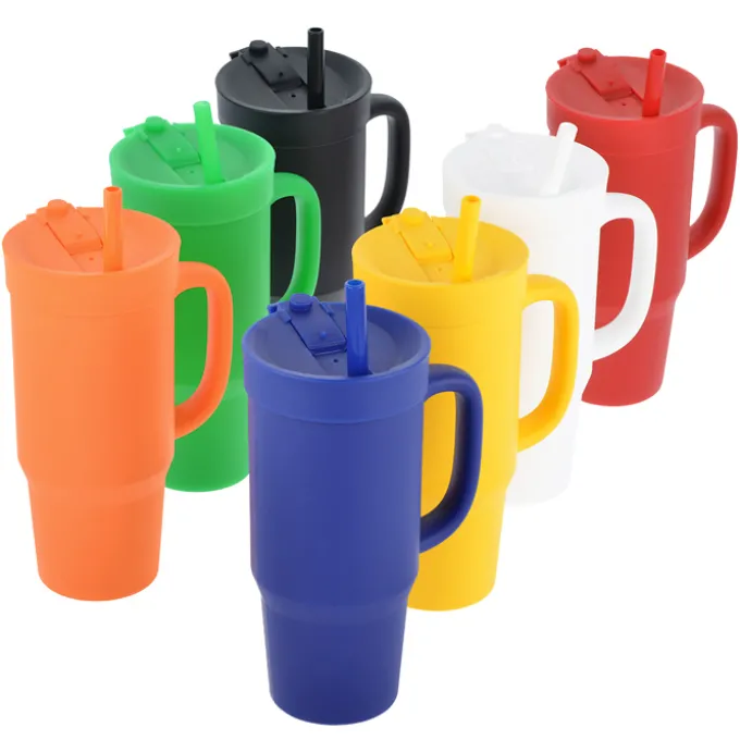 Silipint Tumbler with Straw - 32 oz