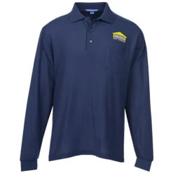 Silk Touch Long Sleeve Sport Pocket Shirt - Men's