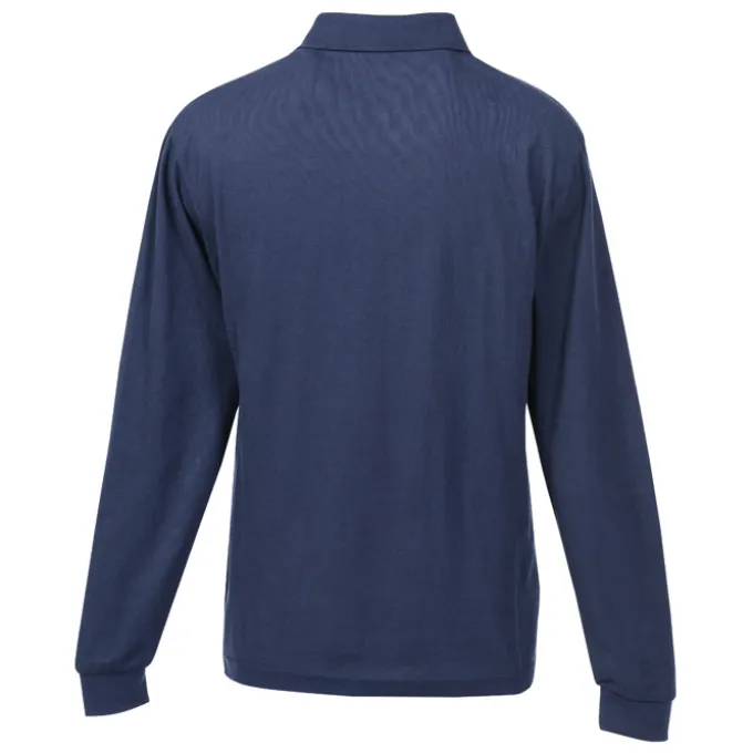Silk Touch Long Sleeve Sport Pocket Shirt - Men's