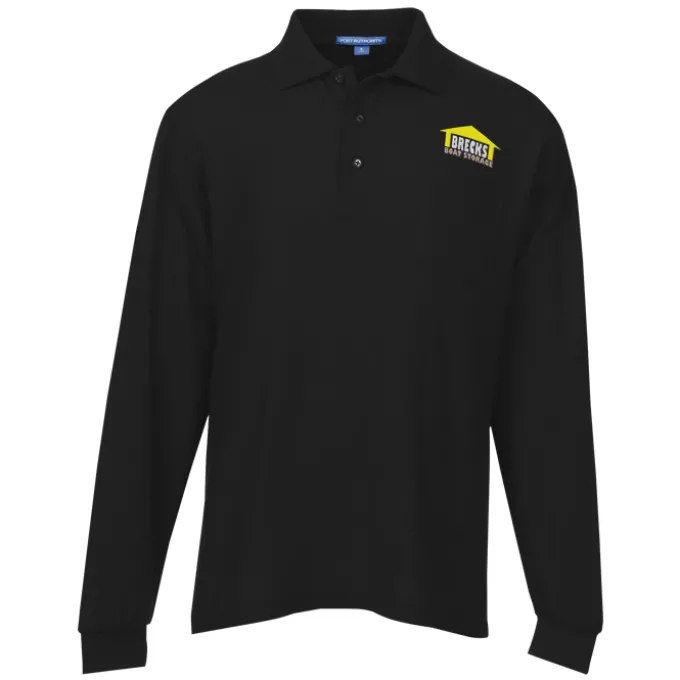 Silk Touch Long Sleeve Sport Pocket Shirt - Men's