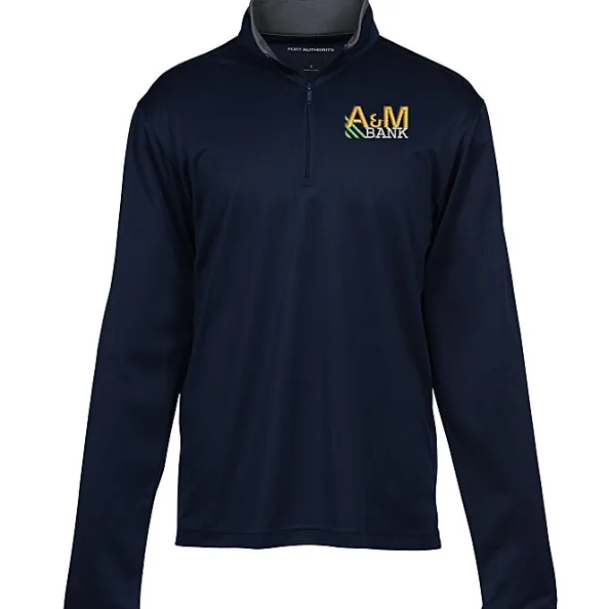 Silk Touch Performance 1/4-Zip Pullover - Men's - Embroidered