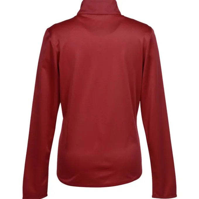 Silk Touch Performance 1/4-Zip Pullover - Ladies' - Embroidered
