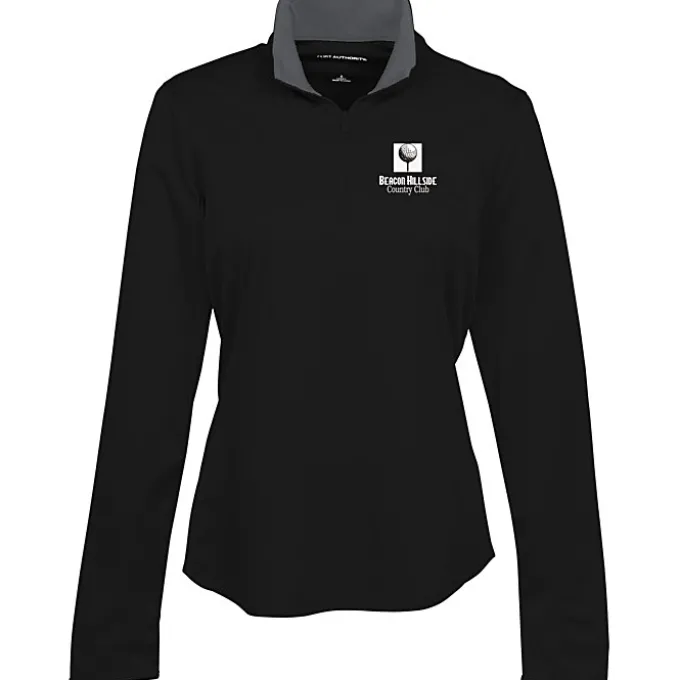 Silk Touch Performance 1/4-Zip Pullover - Ladies' - Screen