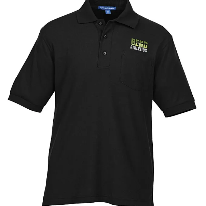 Silk Touch Pique Shirt with Pocket