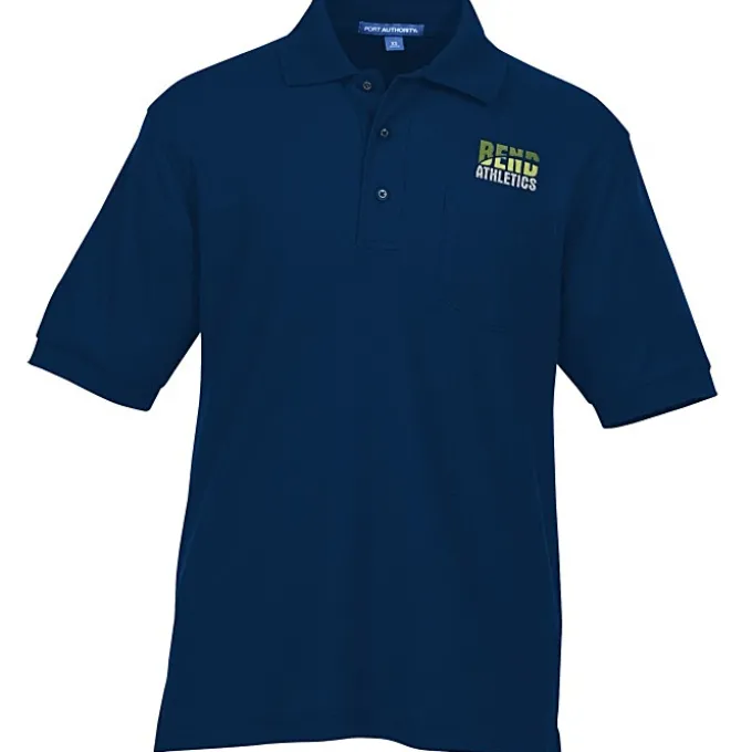 Silk Touch Pique Shirt with Pocket